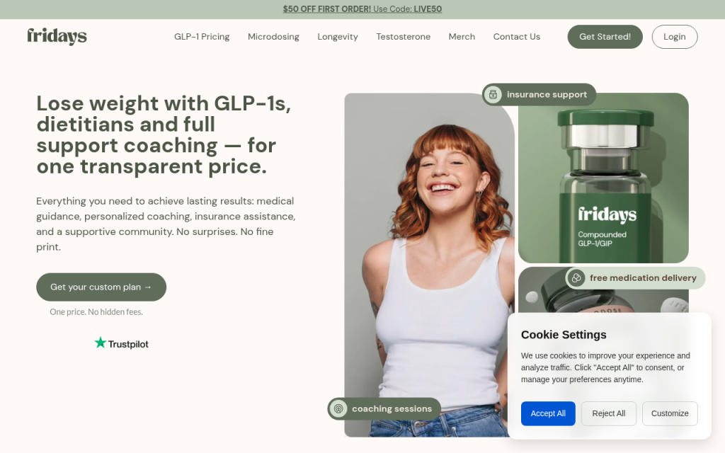 Fridays Review (GLP-1 Weight Loss) – Is It Legit?